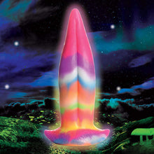 Load image into Gallery viewer, Creature Cock Unicorn Kiss Tongue Glow-in-the-Dark Silicone Dildo Sex Toy