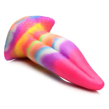 Load image into Gallery viewer, Creature Cock Unicorn Kiss Tongue Glow-in-the-Dark Silicone Dildo Sex Toy