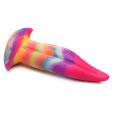 Load image into Gallery viewer, Creature Cock Unicorn Kiss Tongue Glow-in-the-Dark Silicone Dildo Sex Toy