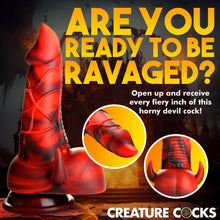 Load image into Gallery viewer, Creature Cocks Horny Devil Demon Silicone Dildo Suction Cup Sex Toy