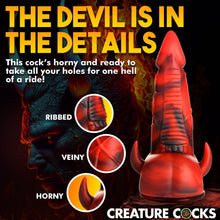 Load image into Gallery viewer, Creature Cocks Horny Devil Demon Silicone Dildo Suction Cup Sex Toy