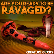 Load image into Gallery viewer, Creature Cocks King Cobra X-Large 18" Silicone Dong Anal Snake Dildo Sex Toy