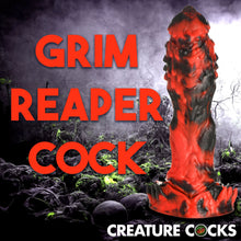 Load image into Gallery viewer, Creature Cocks Grim Reaper Silicone Dildo 9.2" Large Dong Suction Cup