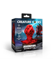 Load image into Gallery viewer, Creature Cocks Dragonspawn Silicone Butt Plug - Med