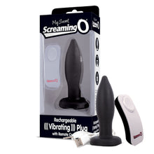 Load image into Gallery viewer, Screaming O Vibrating Anal Plug Remote Control Rechargeable