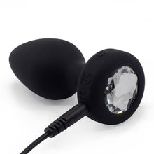 Load image into Gallery viewer, Ashella Vibes Jewel Remote Control Butt Plug Medium