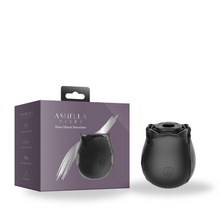 Load image into Gallery viewer, Ashella Vibes Rose Clitoral Stimulator Air Suction Technology Vibrator Black