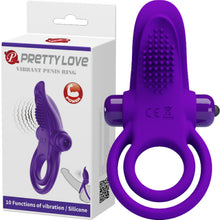 Load image into Gallery viewer, Vibrant Penis Ring (Black)