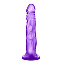 Load image into Gallery viewer, 7.5" Blush B Yours Sweet N Hard 5 Dildo Pink Purple Blue Dong Sex Toy
