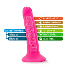 Load image into Gallery viewer, Blush Neo 6'' Dual Density Cock Realistic Dildo Suction Cup Dong Sex Toy