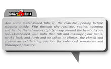 Load image into Gallery viewer, Crazy Bull Anime Tentacle Sucker 3D Textured Vagina Masturbator Stroker