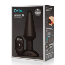 Load image into Gallery viewer, b-Vibe RIMMING PLUG XL BLACK