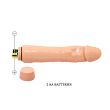 Load image into Gallery viewer, Baile Dybbuk 9.5" Realistic Veined Vibrating Dildo 24cm