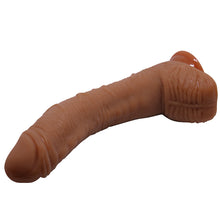 Load image into Gallery viewer, Baile Alex 11" Curved Realistic Dildo 28cm Dong Suction Cup Brown