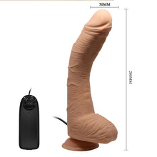 Load image into Gallery viewer, Baile Alex 11" Realistic Vibrating Dildo