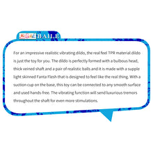Load image into Gallery viewer, Baile Dick 11" Vibrating Dildo 28cm Large Veined Dong Suction Cup Base