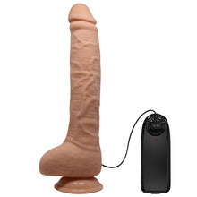 Load image into Gallery viewer, Baile Dick 11" Vibrating Dildo 28cm Large Veined Dong Suction Cup Base