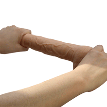 Load image into Gallery viewer, Baile Dick 11" Vibrating Dildo 28cm Large Veined Dong Suction Cup Base