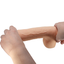 Load image into Gallery viewer, Pretty Love Sliding Skin Dildo 9.2" Realistic Suction Cup Dong Sex Toy