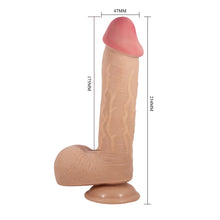 Load image into Gallery viewer, Pretty Love Sliding Skin Dildo 9.2" Realistic Suction Cup Dong Sex Toy