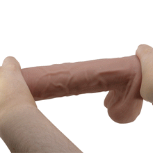 Load image into Gallery viewer, Pretty Love Sliding Skin Dildo 10.2" Realistic Suction Cup Dong Sex Toy