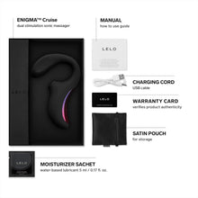 Load image into Gallery viewer, LELO Enigma Cruise Clitoral Stimulator Sucker G Spot Vibrator Black