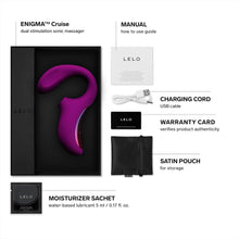 Load image into Gallery viewer, LELO Enigma Cruise Clitoral Stimulator Sucker G Spot Vibrator Deep Rose
