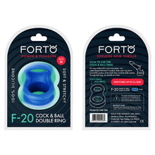 Load image into Gallery viewer, F-20: BALLS STRETCHER (LIQUID SILICONE) LARGE - BLUE