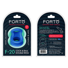 Load image into Gallery viewer, F-20: BALLS STRETCHER (LIQUID SILICONE) LARGE - BLUE