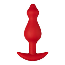 Load image into Gallery viewer, F-78: POINTEE 100% SILICONE PLUG RED L