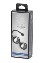 Load image into Gallery viewer, Fifty Shades of Grey Inner Goddess Glass Pleasure Balls 77g Black***