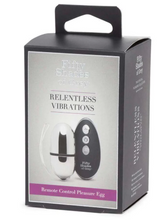 Load image into Gallery viewer, Fifty Shades of Grey Relentless Vibrations Remote Control Pleasure Egg...