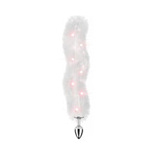 Load image into Gallery viewer, Foxy Tail- Light Up Faux Fur Butt Plug With Multicolored Light Pattern
