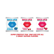 Load image into Gallery viewer, Dicklips Gummy Cock Rings 3 Assorted Flavors 21 Pc/Display