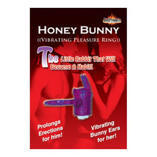 Load image into Gallery viewer, Horny Honey Vibro Ring Bunny