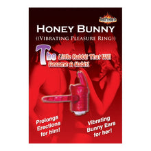 Load image into Gallery viewer, Horny Honey Vibro Ring Bunny