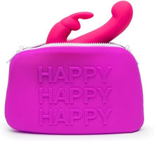 Load image into Gallery viewer, Happy Rabbit HAPPY Large Silicone Zip Storage Case