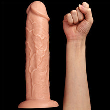 Load image into Gallery viewer, Lovetoy 11" Large Realistic Long Dildo Suction-Cup Dong