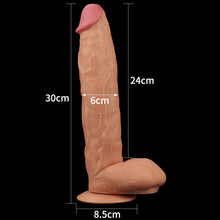 Load image into Gallery viewer, Lovetoy 11'' Legendary King Size Realistic Dildo Large XXL Dong Suction Cup