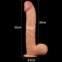 Load image into Gallery viewer, Lovetoy 12'' Legendary King Size Realistic Dildo Large XXXL Flesh Sex Toy