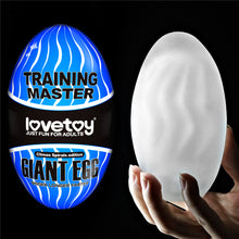 Load image into Gallery viewer, Lovetoy Giant Egg Male Masturbator Pocket Pussy 3D Stroker Reusable Sex Toy