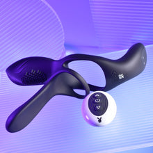 Load image into Gallery viewer, Playboy Pleasure The 3 Way Prostate Massager Cock Ring Anal Plug Combo
