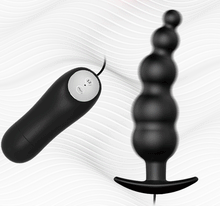 Load image into Gallery viewer, Pretty Love Vibrating Beaded Anal Butt Plug Remote Prostate Massager