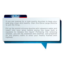 Load image into Gallery viewer, Mr Play Anal Douche Large 310ml Bulb Nozzle Rectal Vaginal Cleaner Enema