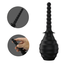 Load image into Gallery viewer, Mr Play Anal Douche Large 330ml Beaded Nozzle Cleaner Enema Bulb BLKM7
