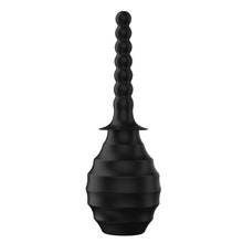 Load image into Gallery viewer, Mr Play Anal Douche Large 330ml Beaded Nozzle Cleaner Enema Bulb BLKM7