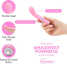 Load image into Gallery viewer, Pillow Talk Racy Bullet Curved G-Spot Vibrator Rechargeable Teal Pink