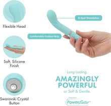 Load image into Gallery viewer, Pillow Talk Racy Bullet Curved G-Spot Vibrator Rechargeable Teal Pink