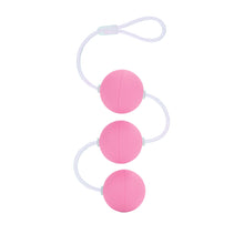 Load image into Gallery viewer, CalExotics First Time Love Balls Triple Lover Pink Ben Wa Kegel Weights