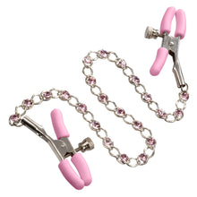 Load image into Gallery viewer, Calexotics First Time Crystal Nipple Teasers Clamps